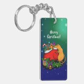 Vrolijk kerstfeest met Rat Prince Sleutelhanger (Voorkant Links)