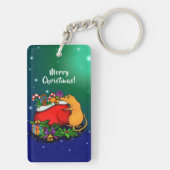 Vrolijk kerstfeest met Rat Prince Sleutelhanger (achterkant)