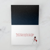 Vrolijk kerstfeest met rendier feestdagen kaart (Binnen)