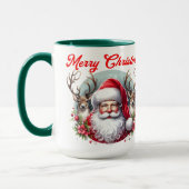 Vrolijk kerstfeest met rendiertje mok (Links)