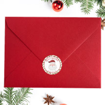 Vrolijk kerstfeest met rode kerstman