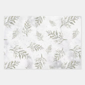 Vrolijk kerstfeest met rood betaald met foto inpakpapier vel (Voorkant 3)