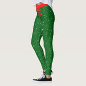 Vrolijk kerstfeest met rood lint... ik ben jouw Ca Leggings (Links)