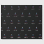 Vrolijk kerstfeest met Russische vlag Cadeaupapier (Vlak)