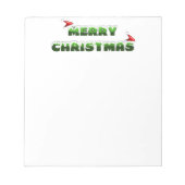 Vrolijk kerstfeest met Santa Hats Notitieblok (Voorkant)