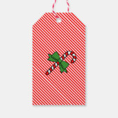 Vrolijk kerstfeest met Schattigee kerstman Cadeaulabel (Achterkant)