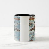 Vrolijk kerstfeest met tweetone koffie Mok (Center)