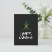 Vrolijk kerstfeest met vlag van Jamaica Feestdagenkaart (Staand voorkant)