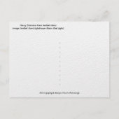 Vrolijk kerstfeest met vuurtoren van Sanibel Islan Feestdagenkaart (Achterkant)