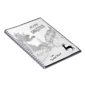 Vrolijk kerstfeest met vuurtoren van Sanibel Islan Notitieboek (Rechterzijde)