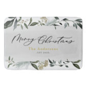 Vrolijk kerstfeest met waterverf badmat (Voorkant)