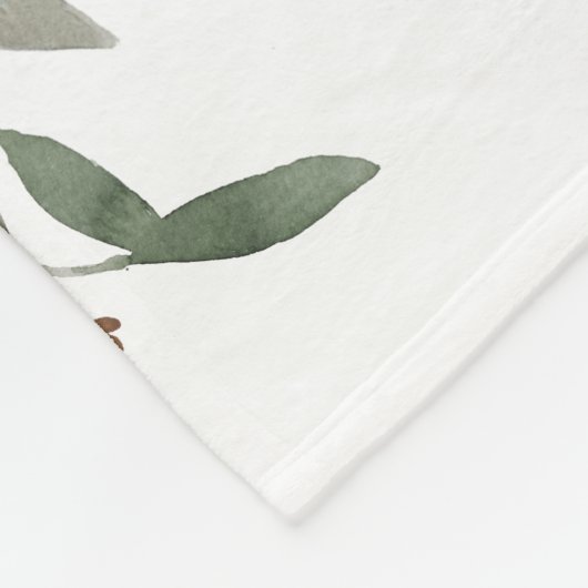 Vrolijk kerstfeest met waterverf fleece deken (Hoek)