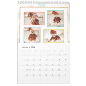 Vrolijk kerstfeest met Wilson's familiekalender Kalender (Jan 2026)