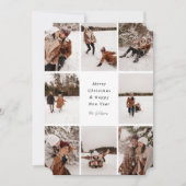 Vrolijk kerstfeest met Wilson's Family Holiday Kaa Feestdagenkaart (Voorkant)