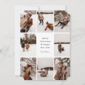 Vrolijk kerstfeest met Wilson's Family Holiday Kaa Feestdagenkaart (Achterkant)