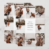 Vrolijk kerstfeest met Wilson's Family Holiday Kaa Feestdagenkaart (Voorkant / Achterkant)