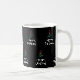 Vrolijk kerstfeest met Zuid-Afrikaanse vlag Koffiemok