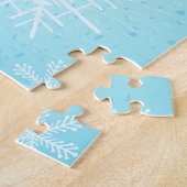 Vrolijk kerstfeest met zwarte kat met Pet van de k Legpuzzel (Zijkant)