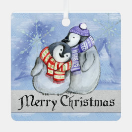 Vrolijk kerstfeest metalen ornament