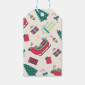 Vrolijk kerstfeest mevrouw Sinterklaas grillige va Cadeaulabel (Achterkant)