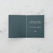 Vrolijk kerstfeest Mid-Century Moderne briefkaart (Binnen)