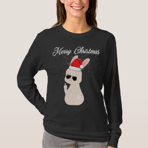 Vrolijk kerstfeest, middelste gember Rude Xmas Bun T-shirt