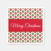 Vrolijk kerstfeest midden moderne ster-decoratie servet (Voorkant)