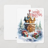 Vrolijk Kerstfeest Mijn Ginger House Design Feestdagenkaart (Voorkant / Achterkant)