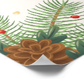 Vrolijk kerstfeest - Mijn idee voor Kerstmis Poster (Hoek)