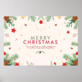 Vrolijk kerstfeest - Mijn idee voor Kerstmis Poster (Voorkant)