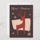 Vrolijk kerstfeest mijn kleine hert feestdagenkaart (Voorkant)