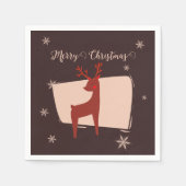 Vrolijk kerstfeest mijn kleine hert servet (Voorkant)