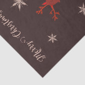 Vrolijk kerstfeest mijn kleine hert tissuepapier (Detail)