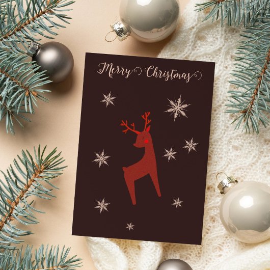 Vrolijk kerstfeest mijn kleine hert tissuepapier