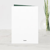 Vrolijk kerstfeest, mijn liefde groen feestdagen kaart (Achterkant)