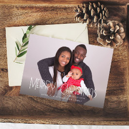 Vrolijk Kerstfeest Minimalist H Foto 1F