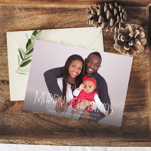 Vrolijk Kerstfeest Minimalist H Foto 1F