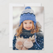 Vrolijk kerstfeest Mistletoe Rustic Wood Foto Feestdagenkaart (Achterkant)