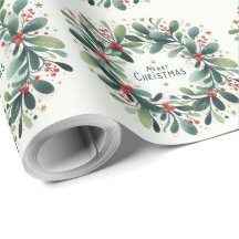 Vrolijk kerstfeest Mistletoe Wreath