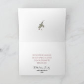 Vrolijk kerstfeest Mistletoe Wreath Feestdagen Kaart (Binnen)