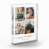 vrolijk kerstfeest | Modern Collage Vier Fotoblok (Links)