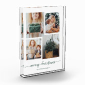 vrolijk kerstfeest | Modern Collage Vier Fotoblok (Links)