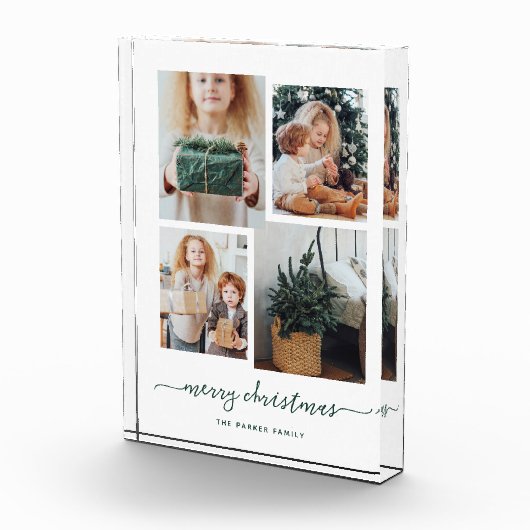 vrolijk kerstfeest | Modern Collage Vier Fotoblok (Rechts)
