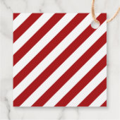 Vrolijk kerstfeest, modern kerstcadeautje label (Achterkant)