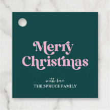 Vrolijk kerstfeest modern minimalistisch