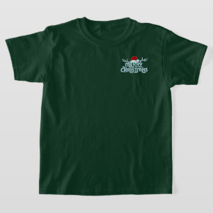 Vrolijk Kerstfeest Modern Trendy Familie Matching  T-shirt