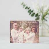 Vrolijk Kerstfeest Moderne Foto Vakantie Briefkaar Feestdagenkaart (Staand voorkant)