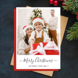 vrolijk kerstfeest | Moderne fotocollage Feestdagenkaart