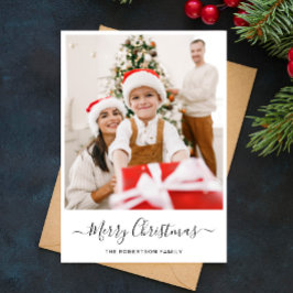 vrolijk kerstfeest | Moderne fotocollage Feestdagenkaart