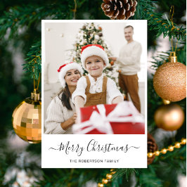 vrolijk kerstfeest | Moderne fotocollage Feestdagenkaart